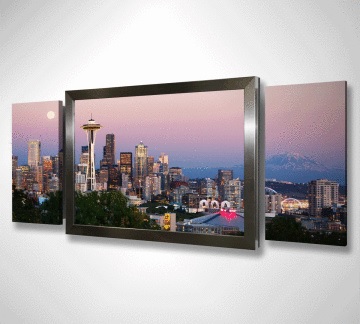 Umělecký skrytý reproduktor v obraze